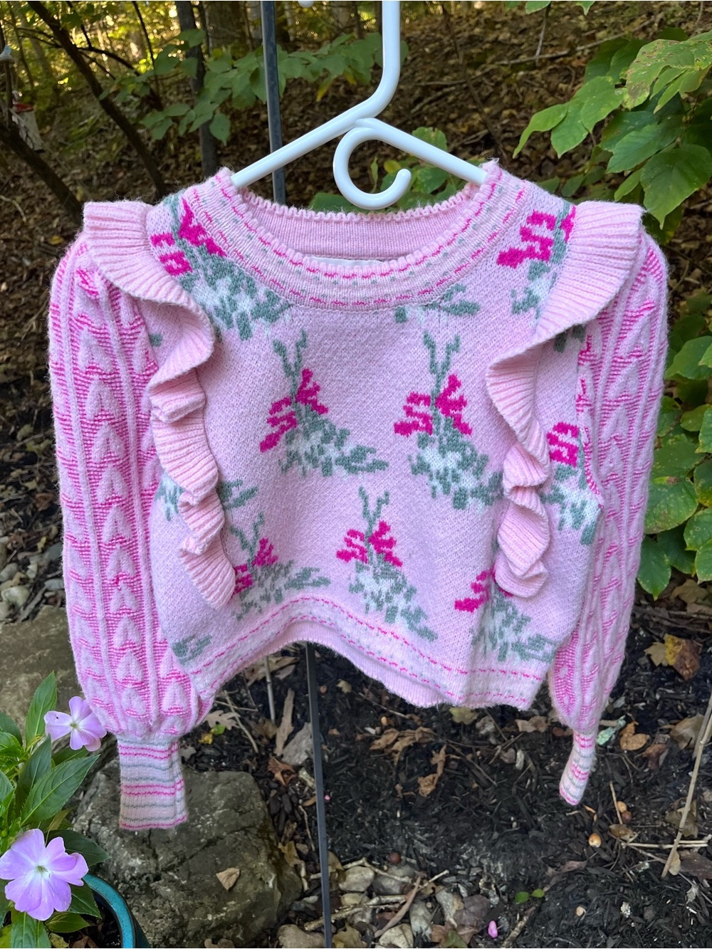 For Love Bell cropped sweater